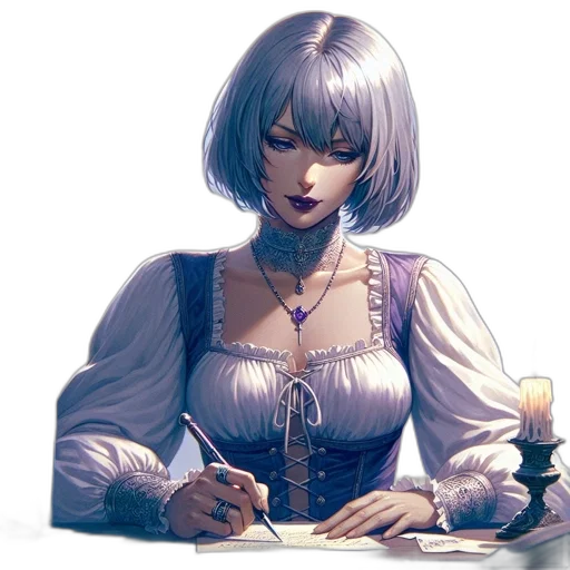 jewelry, dress, face, staff transparent PNG cut-out