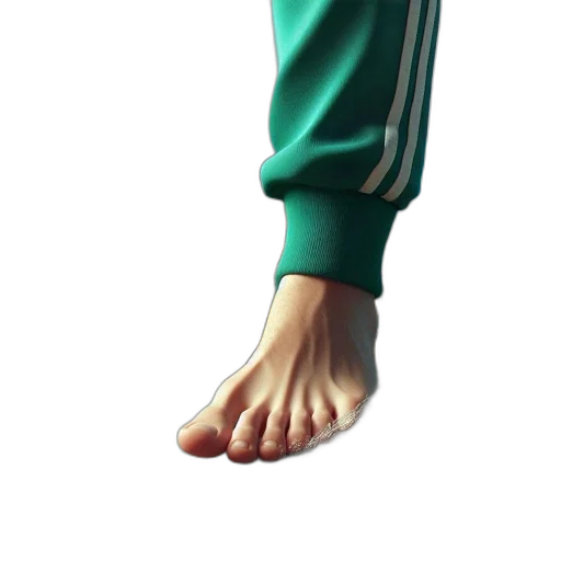 shoes, staff, dress, creature transparent PNG cut-out