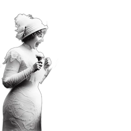dress, bottle, hat, flower transparent PNG cut-out