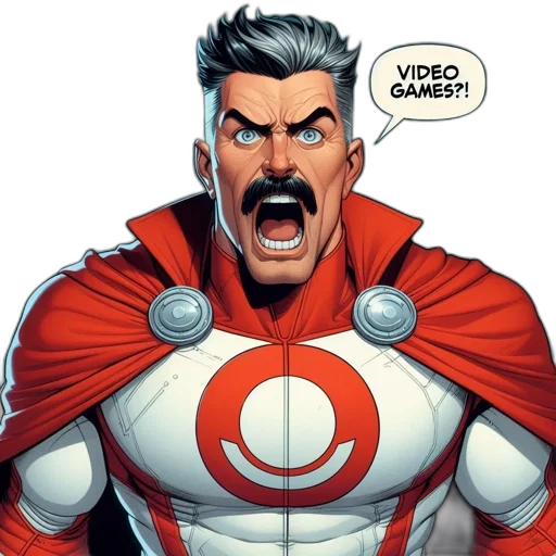 comic book art, concept art, cartoon, energetic transparent PNG cut-out