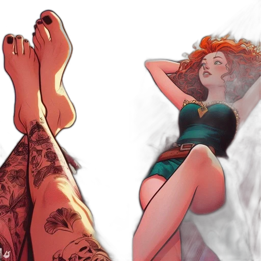 comic book art, concept art, fantasy art, photorealistic transparent PNG cut-out