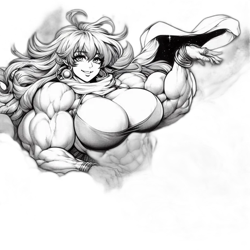 hair, dragon, dress, concept art transparent PNG cut-out