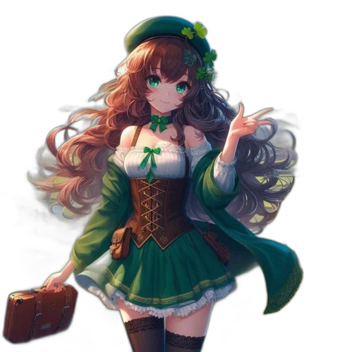 dress, staff, crown, weapon transparent PNG cut-out