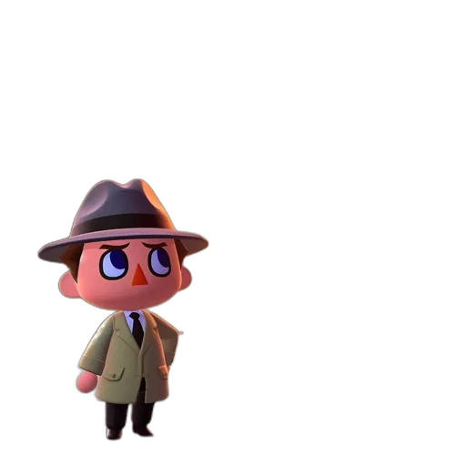 hat, staff, creature, animal transparent PNG cut-out
