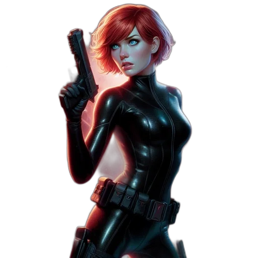 weapon, comic book art, concept art, cyberpunk transparent PNG cut-out