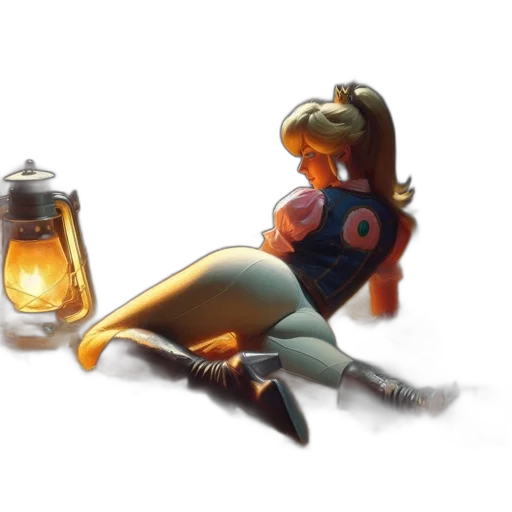 dress, bottle, robot, concept art transparent PNG cut-out