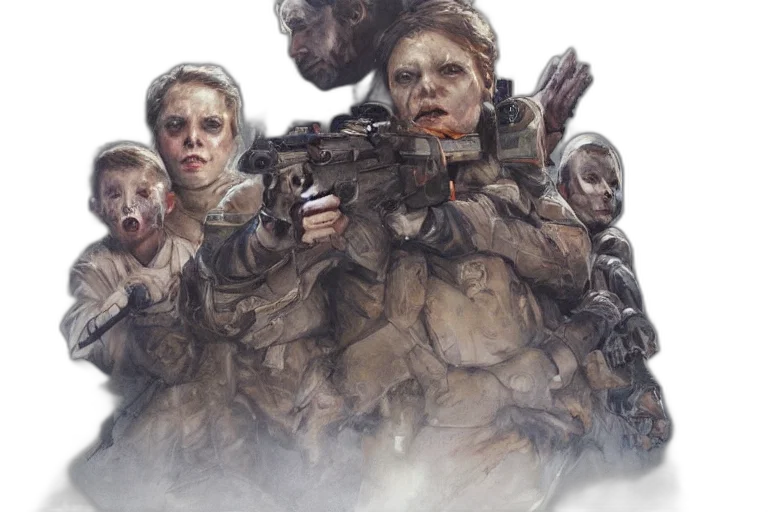 concept art, photorealistic, comic book art, fog transparent PNG cut-out