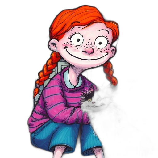 dress, staff, face, cartoon transparent PNG cut-out