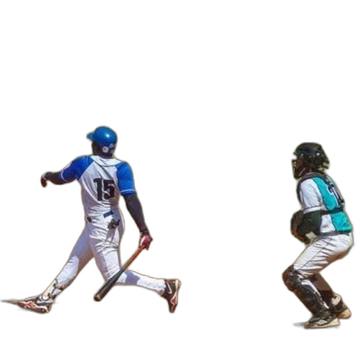 concept art, 3d render, blue, baseball transparent PNG cut-out