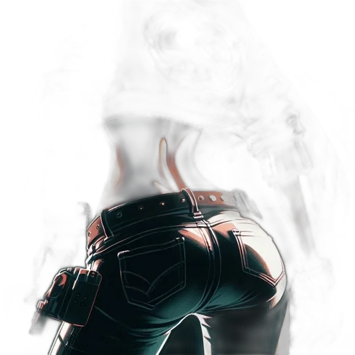 robot, mask, weapon, jacket transparent PNG cut-out