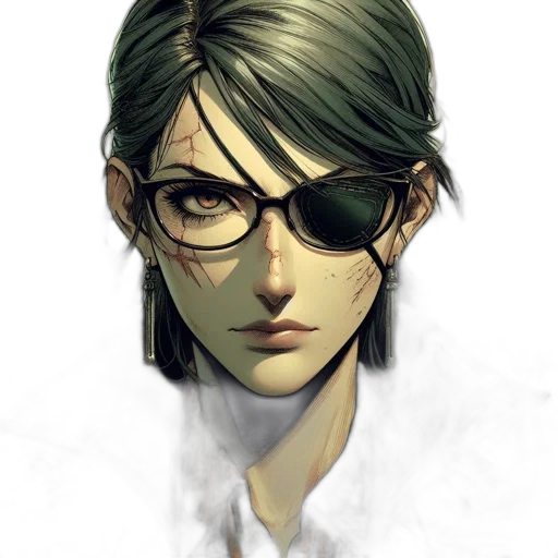 face, mask, staff, weapon transparent PNG cut-out