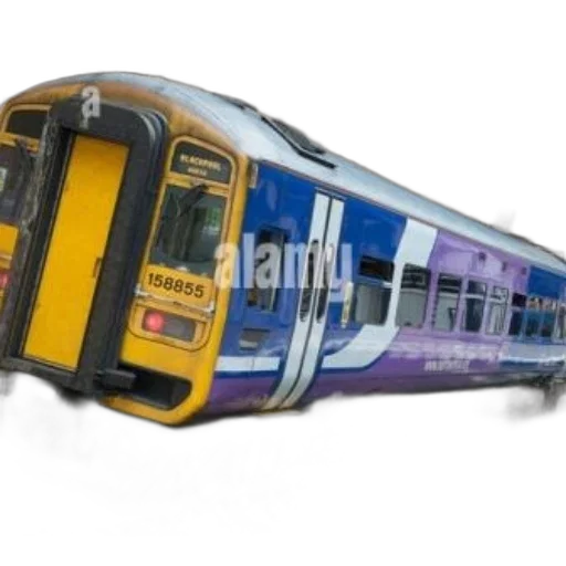car, photorealistic, blue, purple transparent PNG cut-out