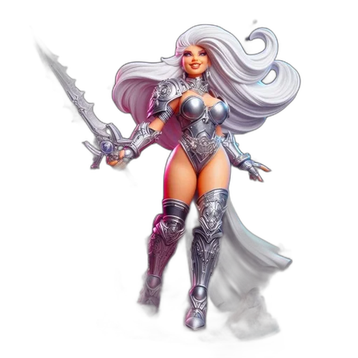 fantasy art, concept art, comic book art, 3d render transparent PNG cut-out
