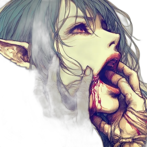 mask, face, creature, fantasy art transparent PNG cut-out