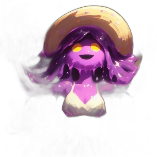 hat, mask, creature, staff transparent PNG cut-out