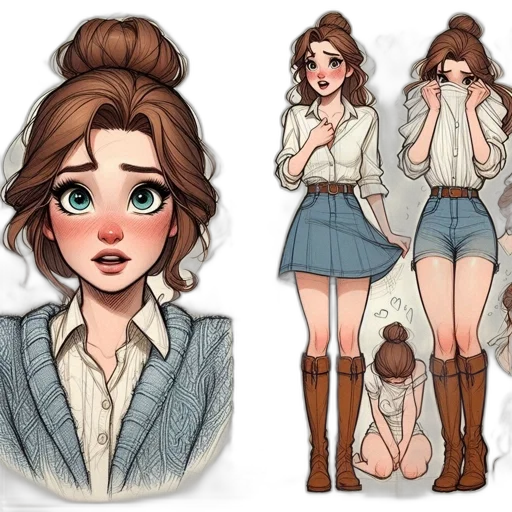 jacket, dress, concept art, fantasy art transparent PNG cut-out