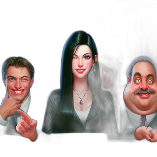 concept art, photorealistic, fantasy art, cartoon transparent PNG cut-out