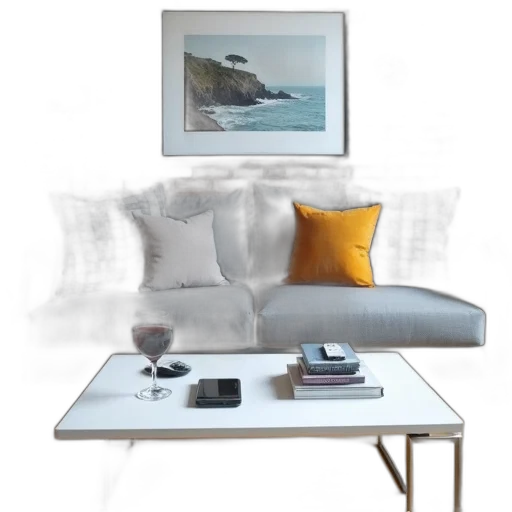 furniture, photorealistic, 3d render, concept art transparent PNG cut-out