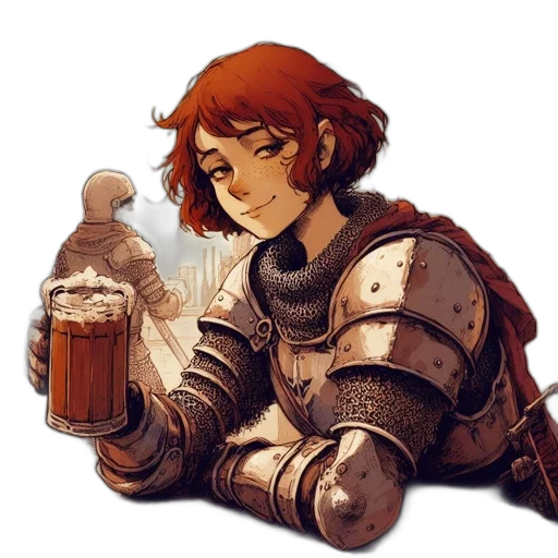 bottle, robot, sword, weapon transparent PNG cut-out