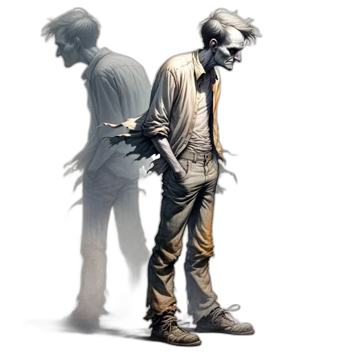 jacket, concept art, comic book art, cyberpunk transparent PNG cut-out