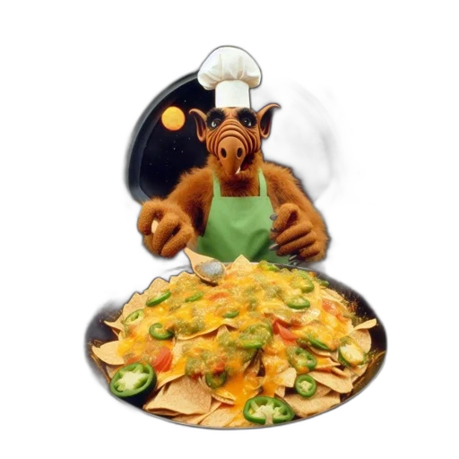 food, hat, 3d render, concept art transparent PNG cut-out