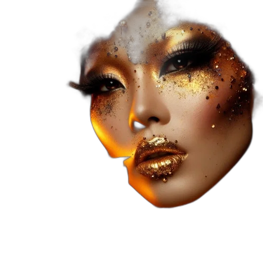 mask, face, crown, hair transparent PNG cut-out