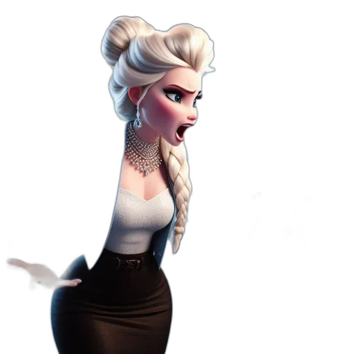 dress, staff, concept art, fantasy art transparent PNG cut-out