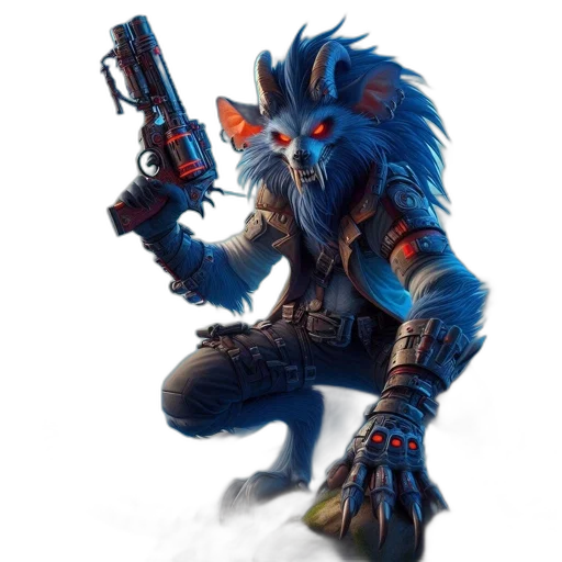 creature, staff, animal, weapon transparent PNG cut-out