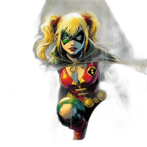 comic book art, concept art, fantasy art, cartoon transparent PNG cut-out