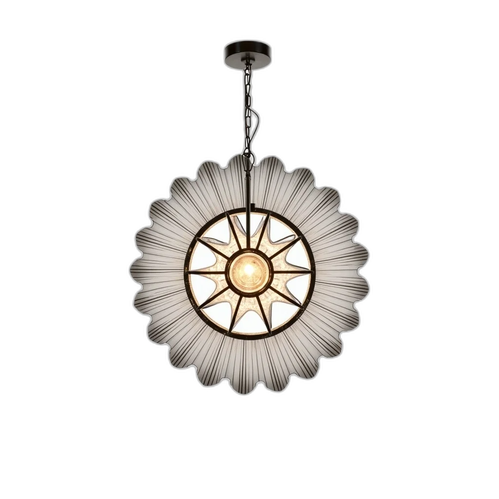 jewelry, 3d render, modern, chandelier transparent PNG cut-out