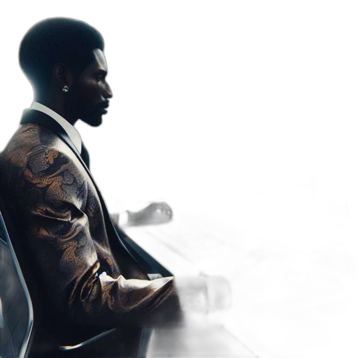 jacket, photorealistic, concept art, 3d render transparent PNG cut-out