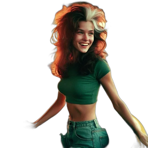 hair, concept art, comic book art, photorealistic transparent PNG cut-out