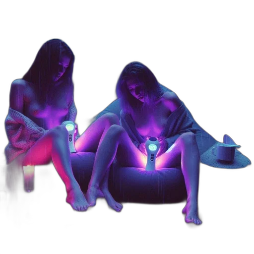 furniture, jewelry, vaporwave, concept art transparent PNG cut-out