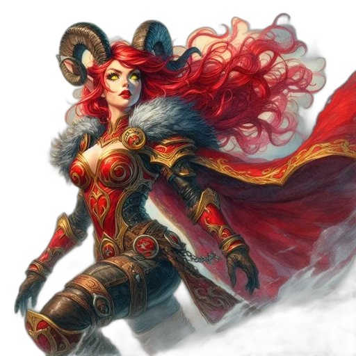 fantasy art, concept art, comic book art, photorealistic transparent PNG cut-out