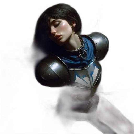 robot, face, weapon, sword transparent PNG cut-out