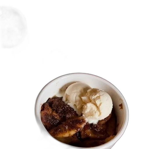 food, bowl, apple, cobbler transparent PNG cut-out