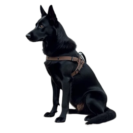 staff, animal, concept art, 3d render transparent PNG cut-out