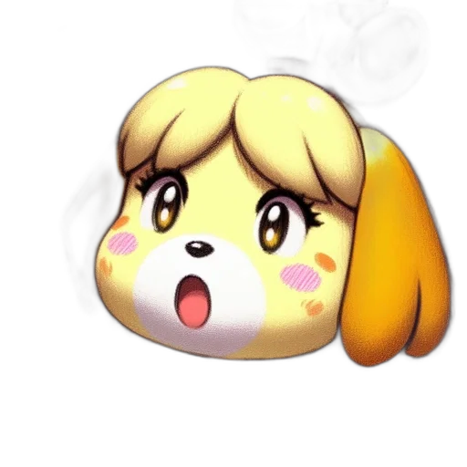 staff, animal, face, creature transparent PNG cut-out