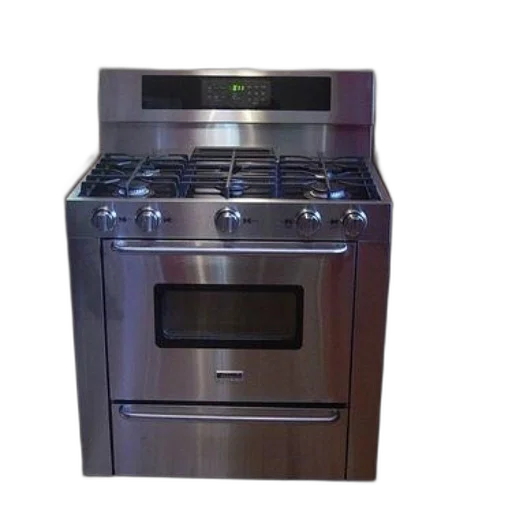 3d render, stainless, steel, gas transparent PNG cut-out
