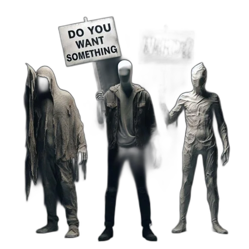 mask, robot, jacket, creature transparent PNG cut-out
