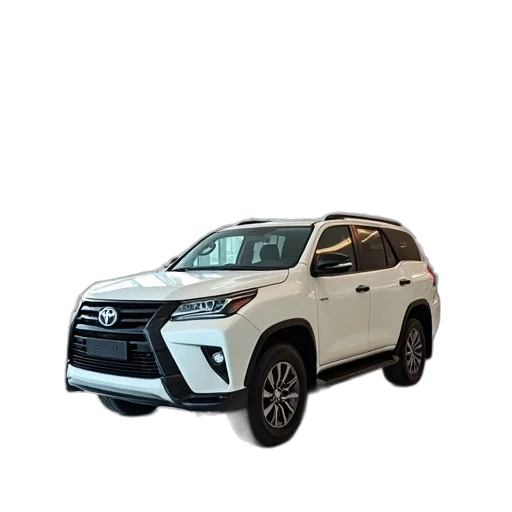 car, white, toyota, fortune transparent PNG cut-out