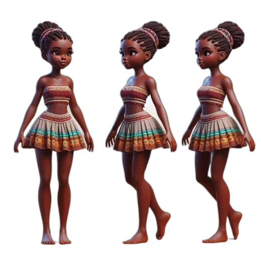 dress, concept art, 3d render, fantasy art transparent PNG cut-out