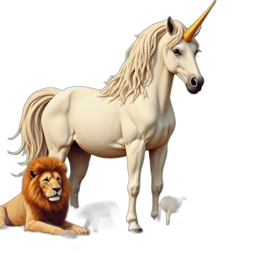 animal, crown, staff, dragon transparent PNG cut-out