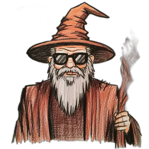 staff, hat, dragon, mask transparent PNG cut-out