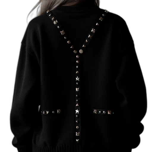 jacket, jewelry, crown, staff transparent PNG cut-out