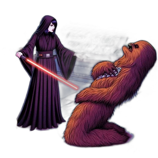 staff, creature, animal, concept art transparent PNG cut-out
