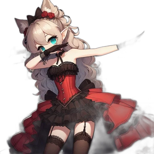 staff, dress, weapon, crown transparent PNG cut-out