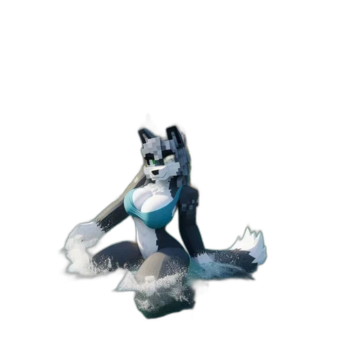staff, animal, creature, concept art transparent PNG cut-out