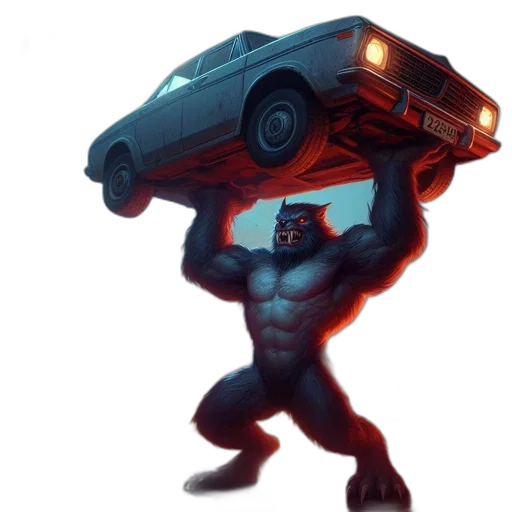 car, robot, weapon, creature transparent PNG cut-out