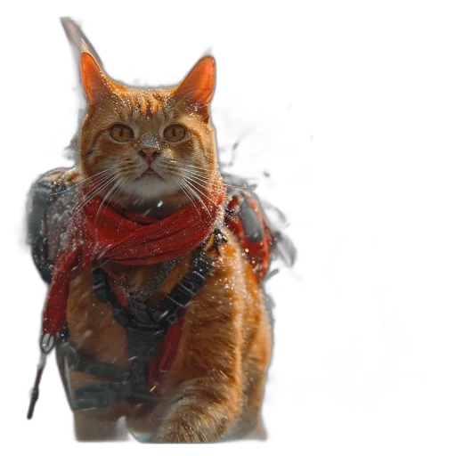 jacket, animal, staff, dragon transparent PNG cut-out